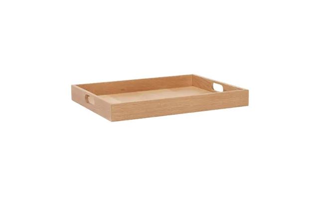 Hübsch Structure Bakke I Egetræ På 45x35x5 Cm