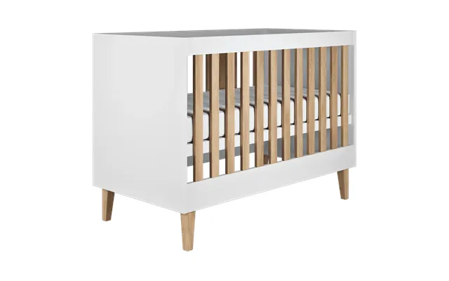 Kubi Babyseng I Træ 124x66x90 Cm Varianter - Grå