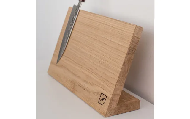 Magnetisk Knivholder I Egetræ 32x9x19 Cm