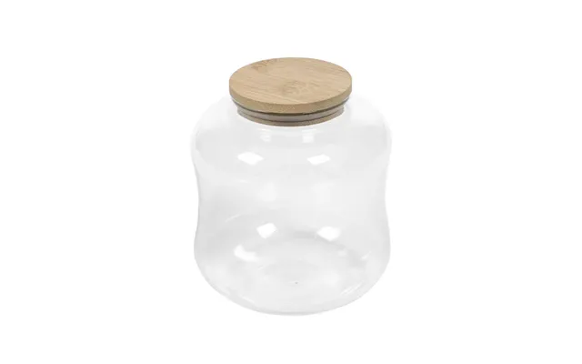 Rundt Opbevaringsglas Med Låg I Træ Varianter - Ø16 Cm X 17 Cm