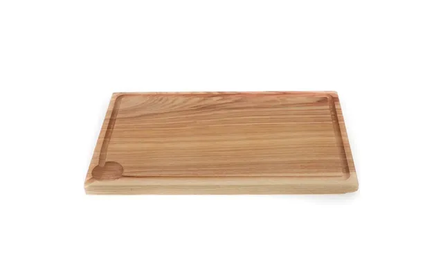 Skærebræt I Asketræ Med Saftrille 40x25x2 Cm