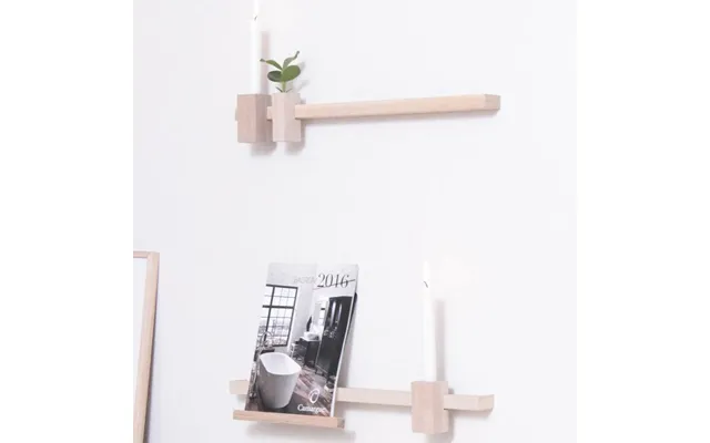 Slim Rack 118 Cm Gallerihylde - Olieret Egetræ