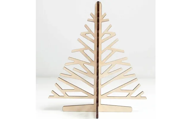 Stort Juletræ 33x29,6 Cm I Træ