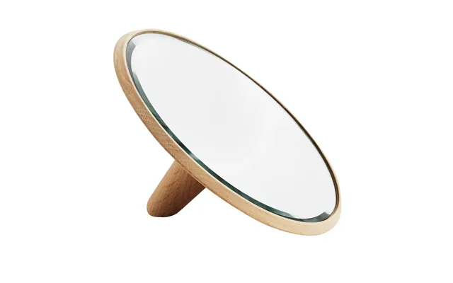 Woud Mirror Barb I Træ - Ø21 Cm