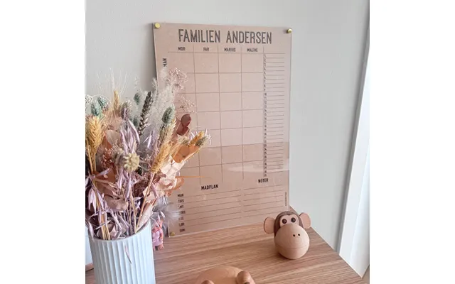 Familiekalender I Træ - Mdf 2
