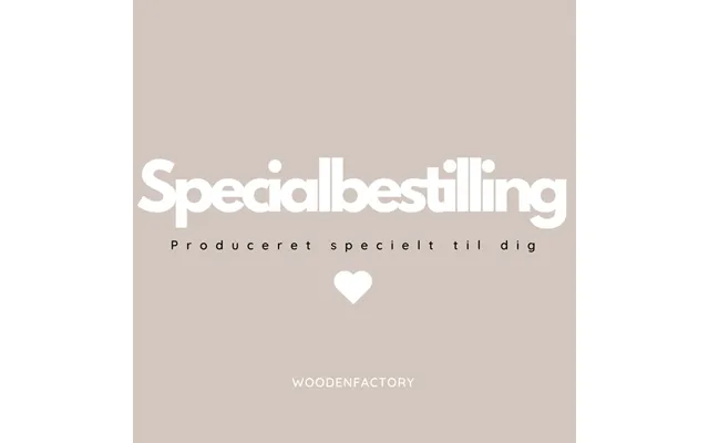 Specialbestilling - Fineret Valnød