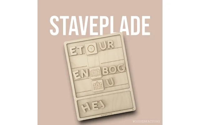 Staveplade I Træ