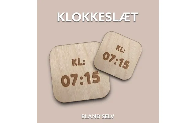 Valgfrit Klokkeslæt - Bland Selv Brikker