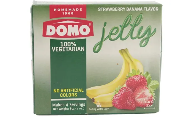 Madspildsvare Domo Jelly Jordbær Banan 85 G