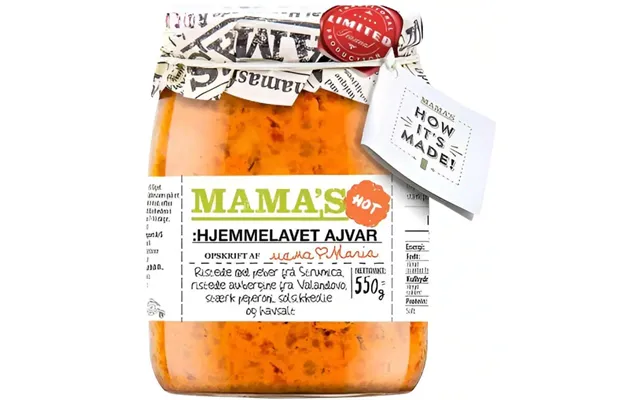 Mamas Ajvar Paste - Hot 550 G