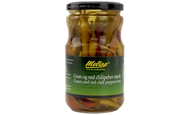Melisa Grøn & Rød Chilipeber - Stærk 630 G