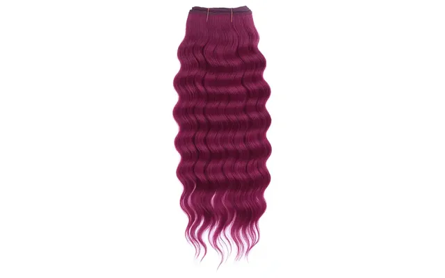 Unihair Remy Human Hair New Deep Wave 22 - Burgundy