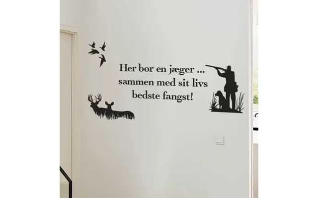 Bor En Jæger - Wallsticker