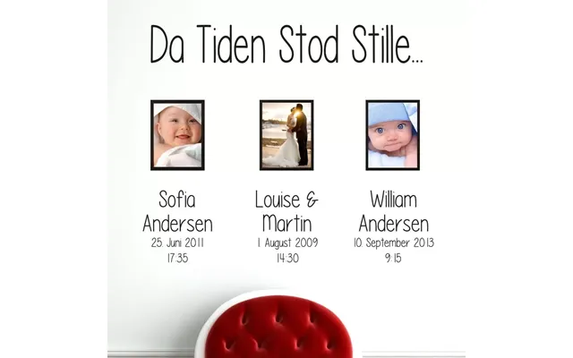 Da Tiden Stod Stille - Wallsticker