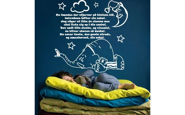 Elefantens Vuggevise - Wallsticker