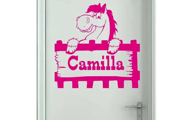 Hest Med Navn - Wallsticker