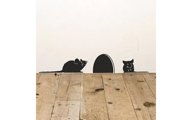 Mus Ved Musehul - Wallsticker