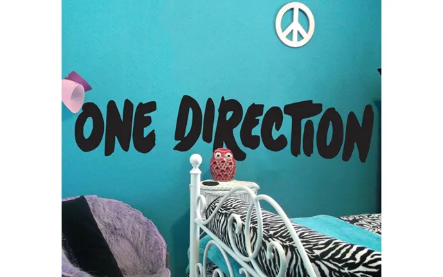 One Direction Logo Text - Wallsticker