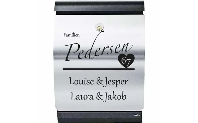 Postkasse Romantik - Wallsticker