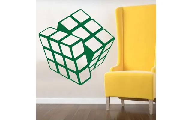 Rubiks Terning - Wallsticker