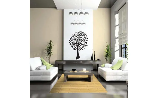 Træ Med Blade - Wallsticker