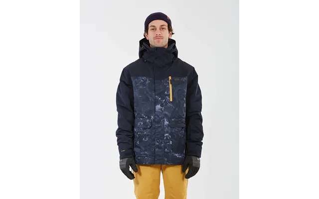 Knox Skijakke Herre Navy Marmor - Xtm Performance