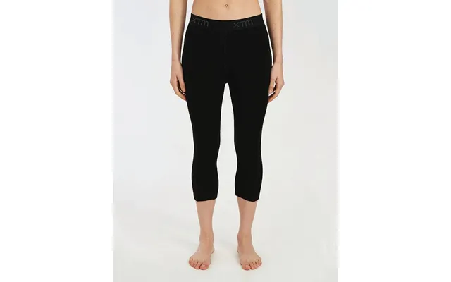 Merino230 3 4 Tykke Skiunderbukser Til Dame - 100% Australsk Merinould Sort