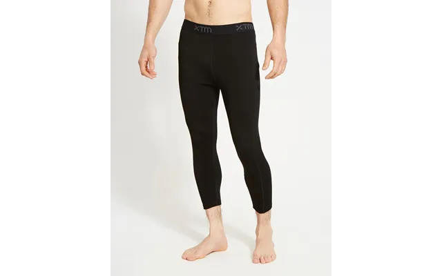 Merino230 3 4 Tykke Skiunderbukser Til Herre - 100% Australsk Merinould Sort