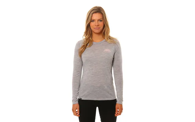 Merinould Langærmet T-shirt Til Dame Grå - Xtm Performance