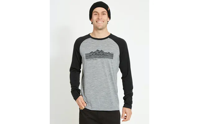 Merinould Langærmet T-shirt Til Mænd - Adventure 170
