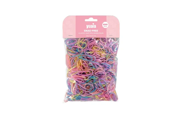 1000 Stk. Snag-free Hårelastikker - Bubblegum
