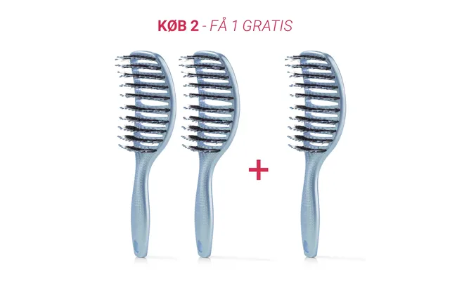 Curvy Brush Køb 2 Stk, Få 1 Stk - 2 Stk Sky Blue 1 Stk