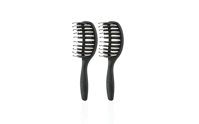 Mini Curvy Brush - Hårbørste Med Vildsvinehår