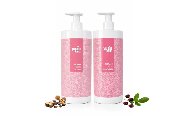Repair And Care Shampoo Og Conditioner 1000 Ml - Sulfatfri & Silikonefri
