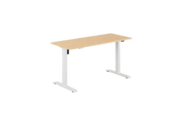 Easy Hæve Sænkebord M 1 Motor 140x60cm - Bøg-hvid