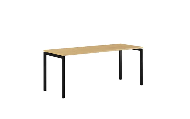Luna U Bord 180x70cm - Eg-sort