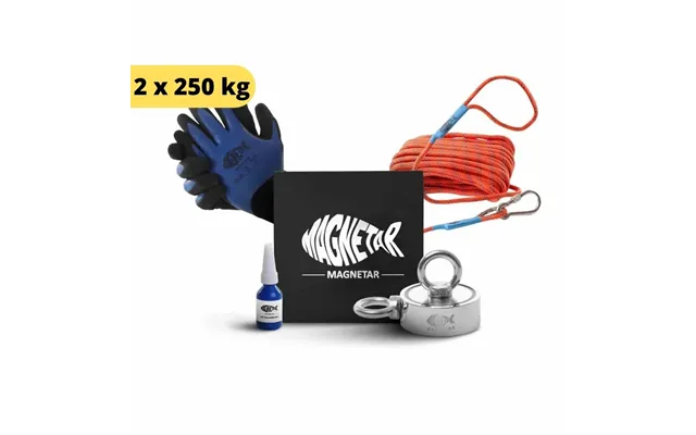 Bulldog 500 Fiskemagnet - Pakke Størrelse L