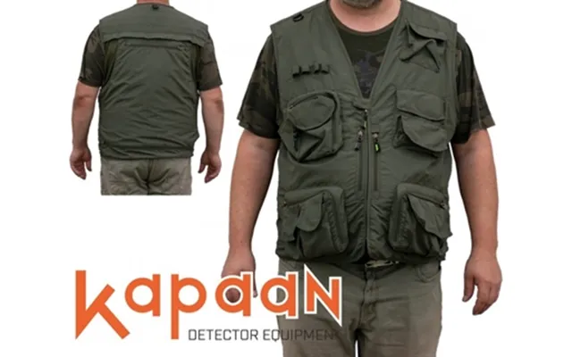 Kapaan Detektor Vest - Armygrøn L
