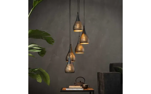 Loftlampe Med Fem Skærme
