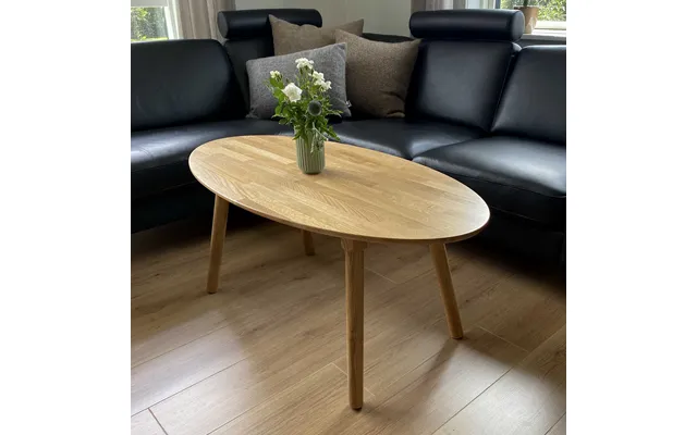 Lumber Sofabord - Elipseformet 60x120 Cm