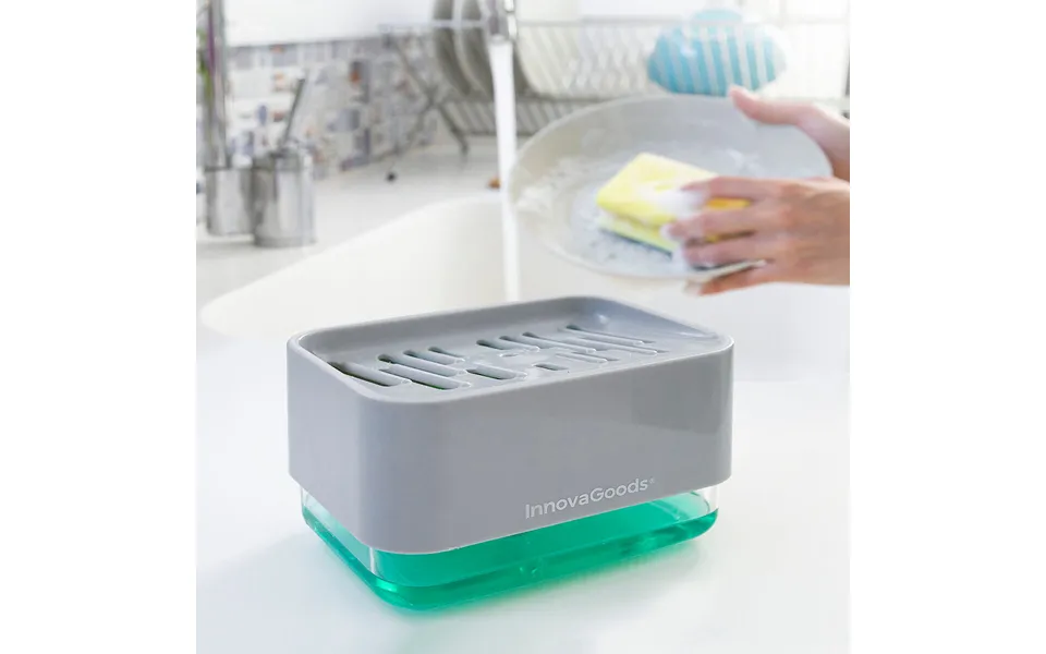 2-I-1 soap dispenser to washbasin pushoap innovagoods