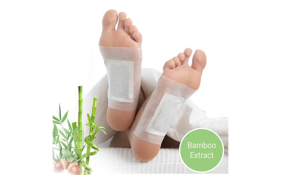 Detox footing patches bamboo innovagoods 10 devices