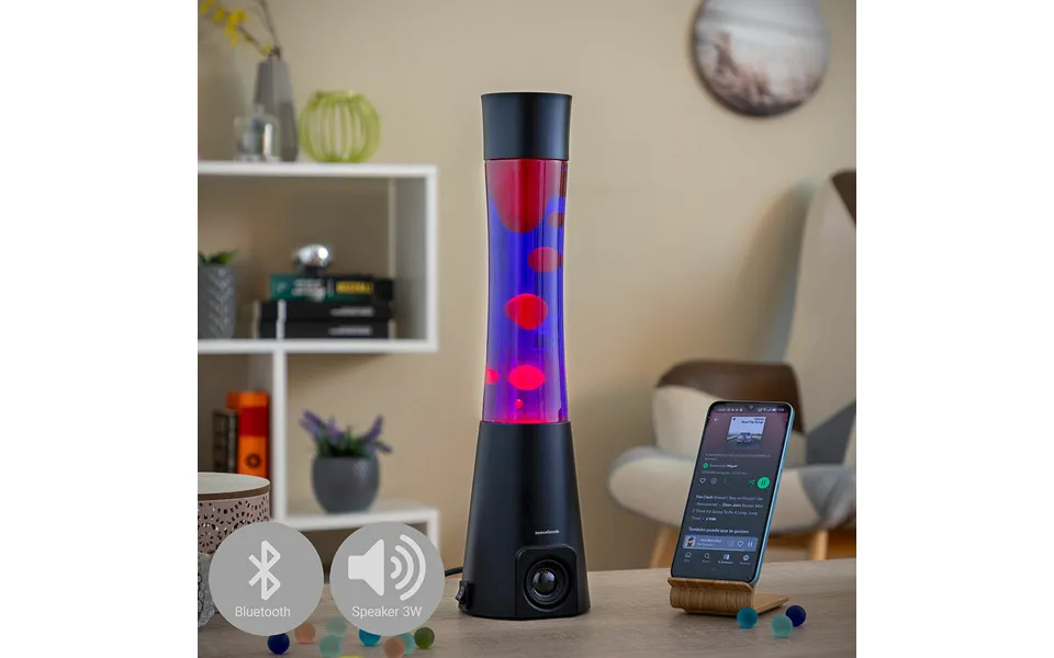 Lava lamp with speaker maglamp innovagoods