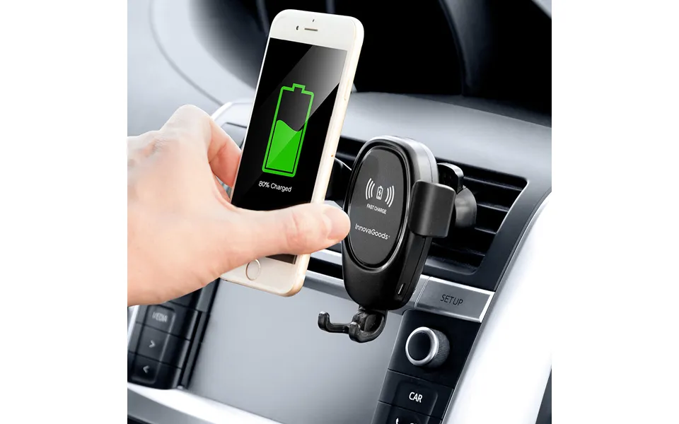 Mobile holder with wireless charger to car wolder innovagoods