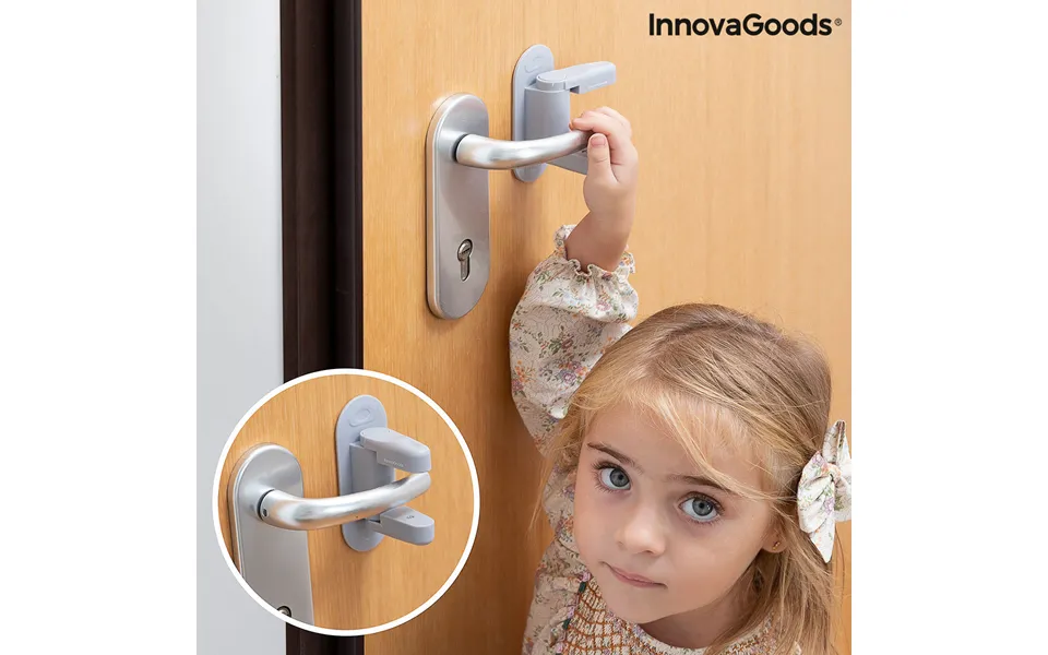 Security lock to door handles dlooky innovagoods 2 devices