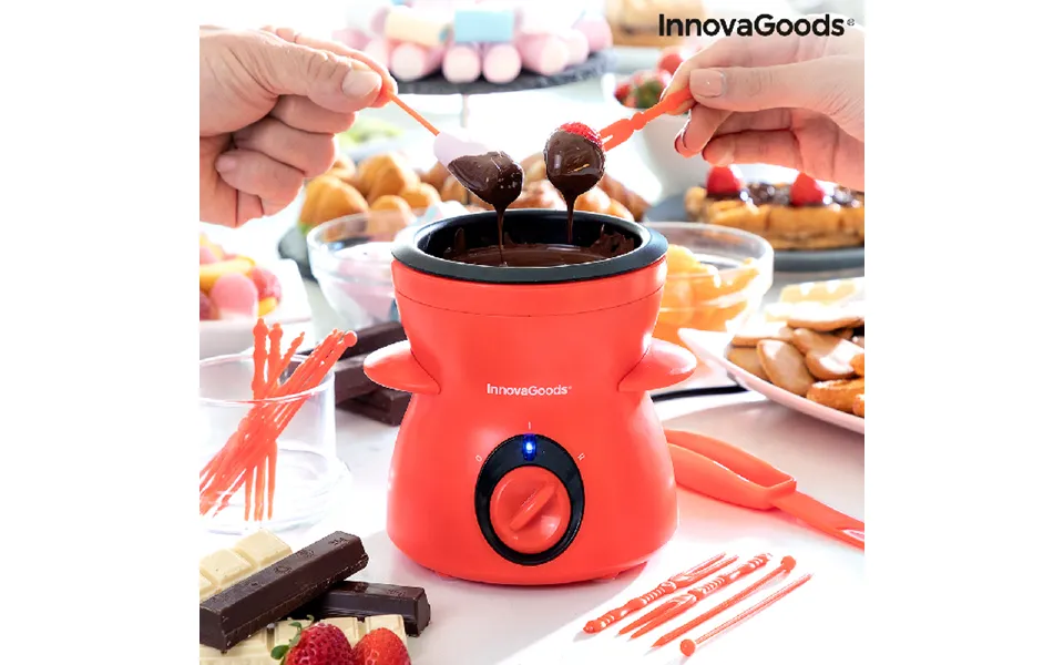 Chocolate fondue with accessories fonlat innovagoods