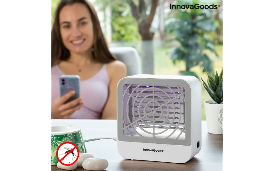 Mosquito lamp with wall hanger at box innovagoods