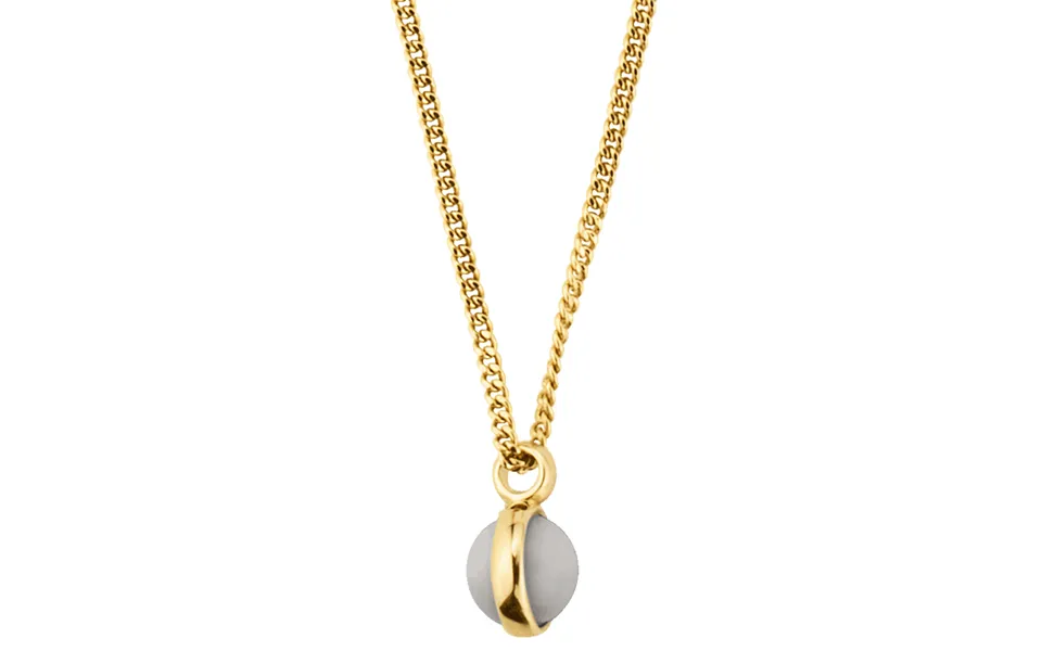 Dyrberg kern lone necklace - color gold