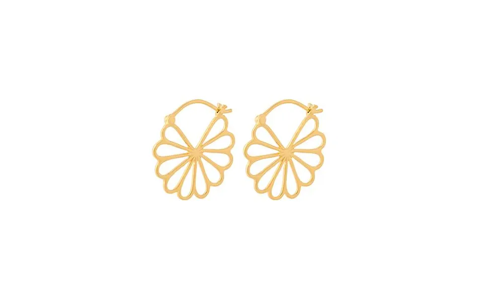 Pernille corydon daisies earrings - gilded