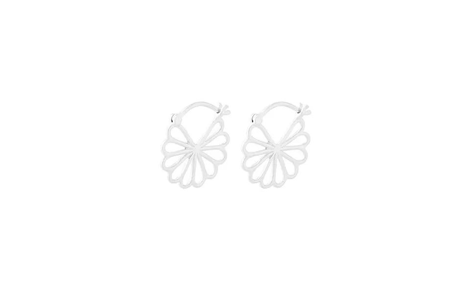 Pernille corydon small daisies earrings - silver